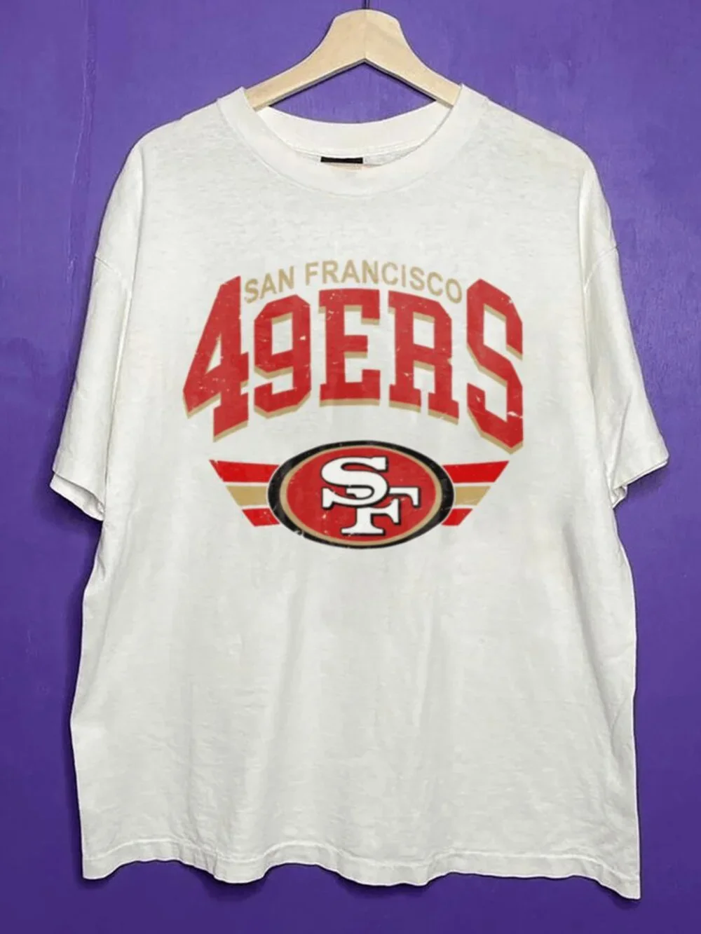 90s Vintage San Francisco 49ers Crewneck Shirt, Retro 49ers NFL Football Shirt